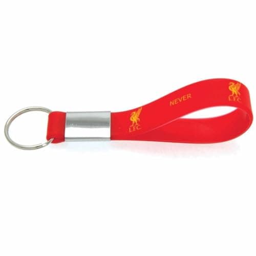 Liverpool FC Fußball-Schlüsselanhänger aus rotem Silikon – Produktbild von Amazon