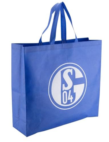 FC Schalke 04 Einkaufstasche - Logo - königsblau Tasche wiederverwendbarer Beutel S04 – Produktbild von Amazon