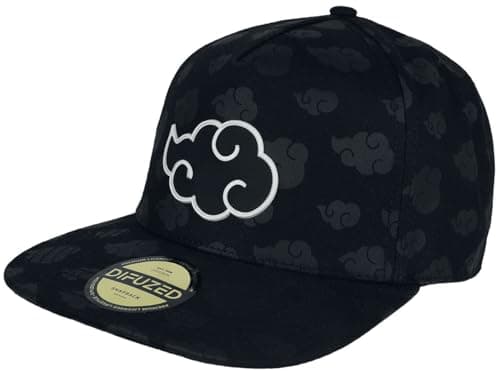 Difuzed Naruto Tonal Akatsuki Cloud Baseball Cap One Size – Produktbild von Amazon