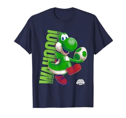 The Super Mario Galaxy Movie Action Yoshi T-Shirt – Produktbild von Amazon