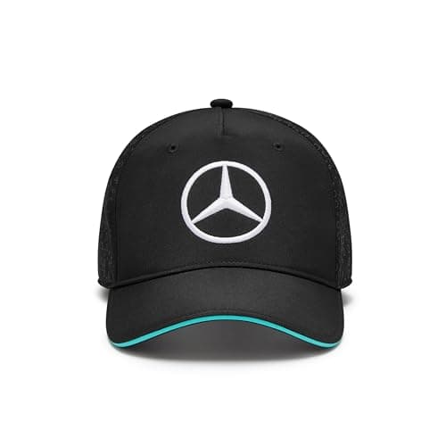 MERCEDES AMG PETRONAS F1 Kinder 2024 Team Kappe - Schwarz - Einheitsgröße – Produktbild von Amazon