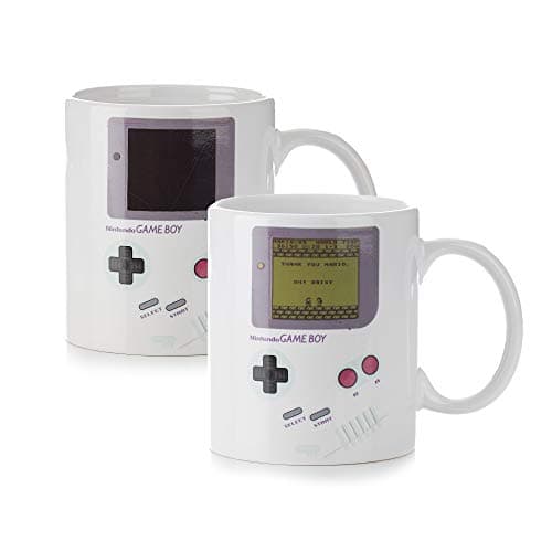 Gameboy Thermoeffekt-Tasse - Offiziell lizenziertes Geschenk für Gamer, Nerds, Nintendo-Fans, Männer & Retro-90er-Jahre-Fans, 290 ml (10 Fl Oz) – Produktbild von Amazon
