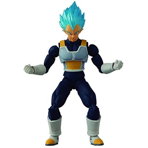 BANDAI Dragon Ball Evolve Blue Vegeta Actionfigur - Anime-Spielzeugfigur, Geschenk, Fanartikel, Manga, 12,5 cm – Produktbild von Amazon
