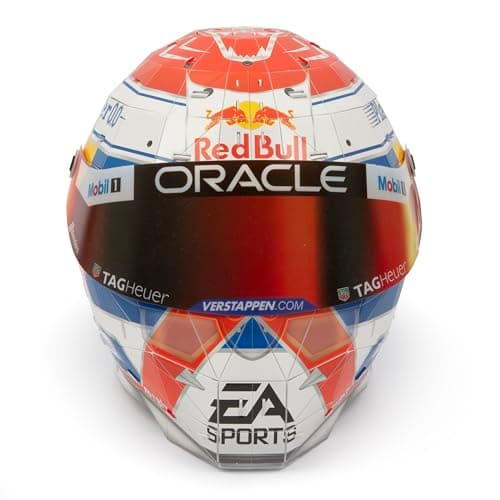 Verstappen Red Bull Racing 3D-Puzzle Helm – 55 Teile, hochdetailliert mit offizieller Lizenz, einfache Montage, kein Werkzeug oder Kleber erforderlich, Karton, EPS-Schaum – 20 × 23 × 23 cm – Produktbild von Amazon