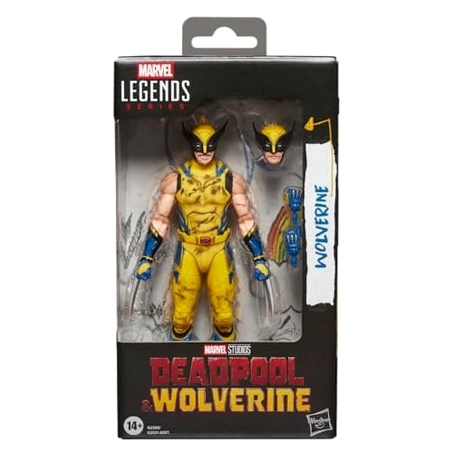 Marvel Legends Series Wolverine, Action-Figurengeschenk zum Sammeln zum Marvel Studios' Film Deadpool & Wolverine, Skala 15 cm – Produktbild von Amazon