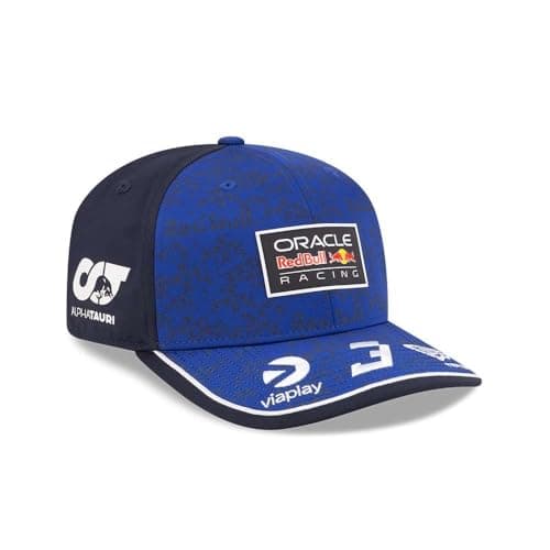 New Era Red Bull Energy WEAR, ORBR 9SEVENTY Verstappen Cap, Offizieller Fanartikel, Navy-Blaue Cap mit Oracle Red Bull Racing Logo und Nummer 2 – Produktbild von Amazon