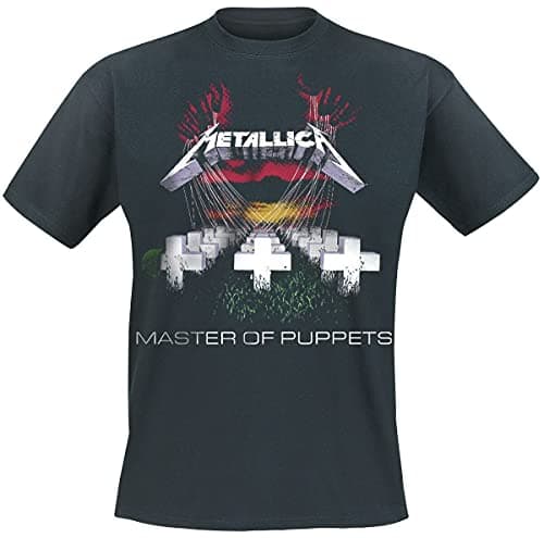 Metallica Master of Puppets Männer T-Shirt schwarz Band-Merch, Bands 5XL – Produktbild von Amazon