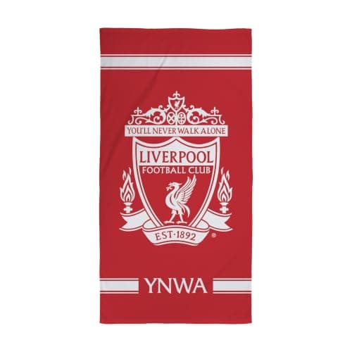 Liverpool FC Character World Offizielles Handtuch | Superweicher Griff, YNWA Football Club Design – Produktbild von Amazon
