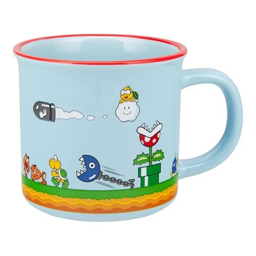 Paladone Super Mario Keramiktasse 350 ml – Offiziell lizenziertes Super Mario-Produkt – Produktbild von Amazon