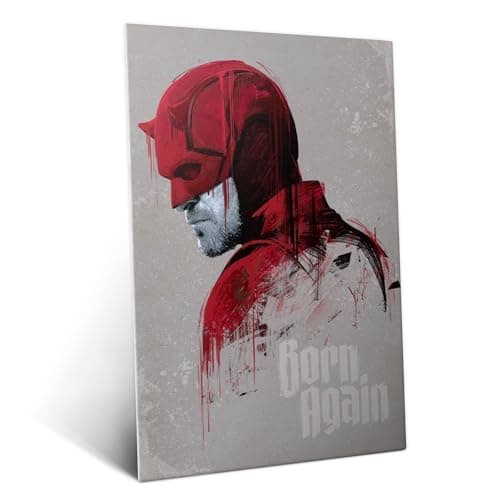 Displate Metall poster Marvel Sketch Daredevil Profile Größe M – Produktbild von Amazon