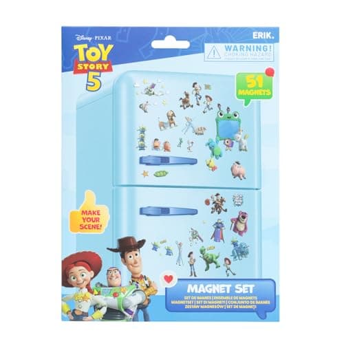 Grupo Erik Set Disney Pixar Toy Story 5 Magnete Magnet Kühlschrank – Produktbild von Amazon