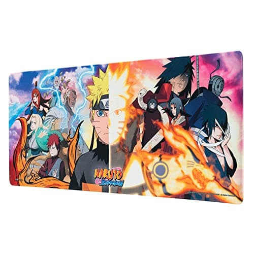 Grupo Erik - XL Mauspad Naruto - Kawaii Gaming Mauspad - Mouspad mit Motiv - Naruto Fanartikel - Manga und Anime Artikel, XXL – Produktbild von Amazon