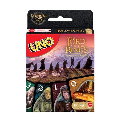 Mattel Games UNO Der Herr der Ringe Kartenspiel, ab 7 Jahren, 2–10 Spieler – Produktbild von Amazon