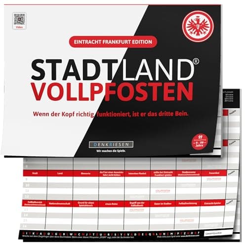 DENKRIESEN SLV Eintracht Frankfurt Edition | DIN A4 Spielblock – Produktbild von Amazon