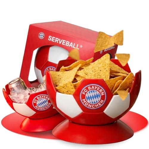 Serveball 'Victory' FC Bayern München Fanartikel - Snackbox mit Fächern – Produktbild von Amazon